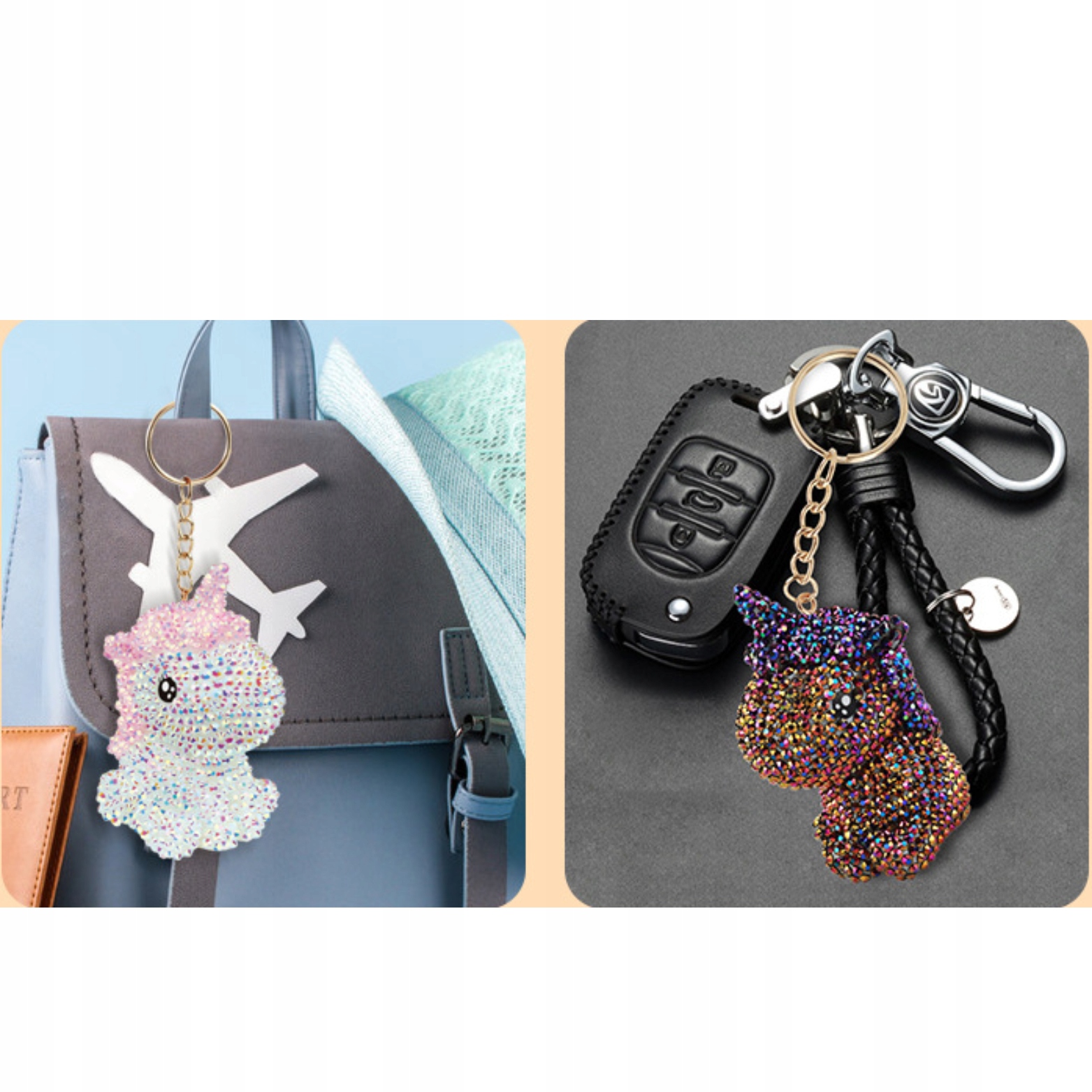 ZESTAW ARTYSTYCZNY WYKLEJANKA MALOWANIE DIAMENTAMI JEDNOROŻEC Materiał metal plastik