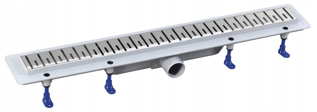 Klaver podlahový žľab s nerezovým roštom, L-910, DN50 (73741) /ka/