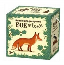 Rok w lesie. Puzzle progresywne
