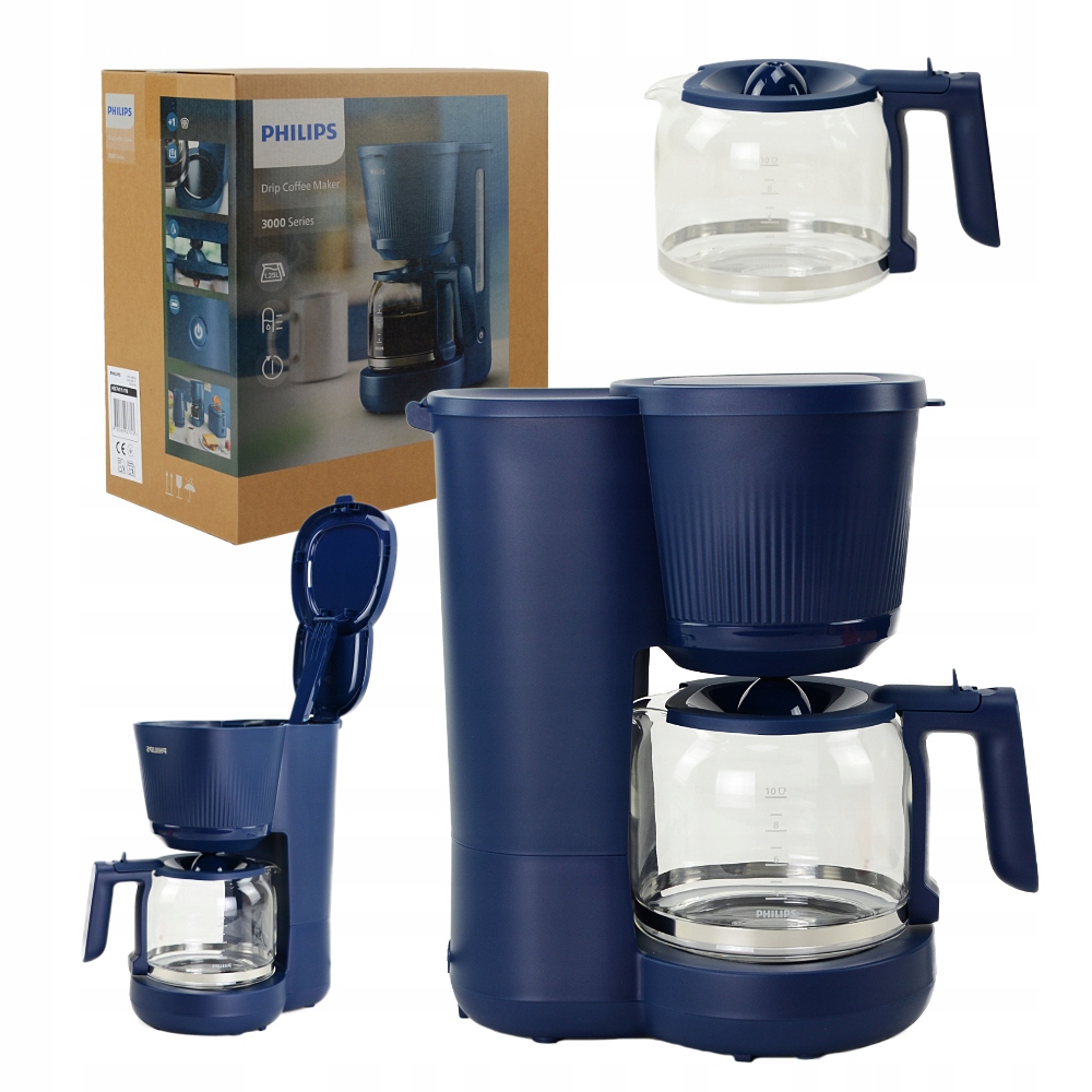 Ekspres przelewowy Philips HD7411/70 Seria 3000 Do Kawy 1,25L 1080W