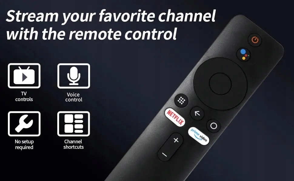 (NOWY) Pilot Do TELEWIZORA XIAOMI Mi TV Box 4K, S/4S, Stick [XMRM-00A] PROM Marka Xiaomi