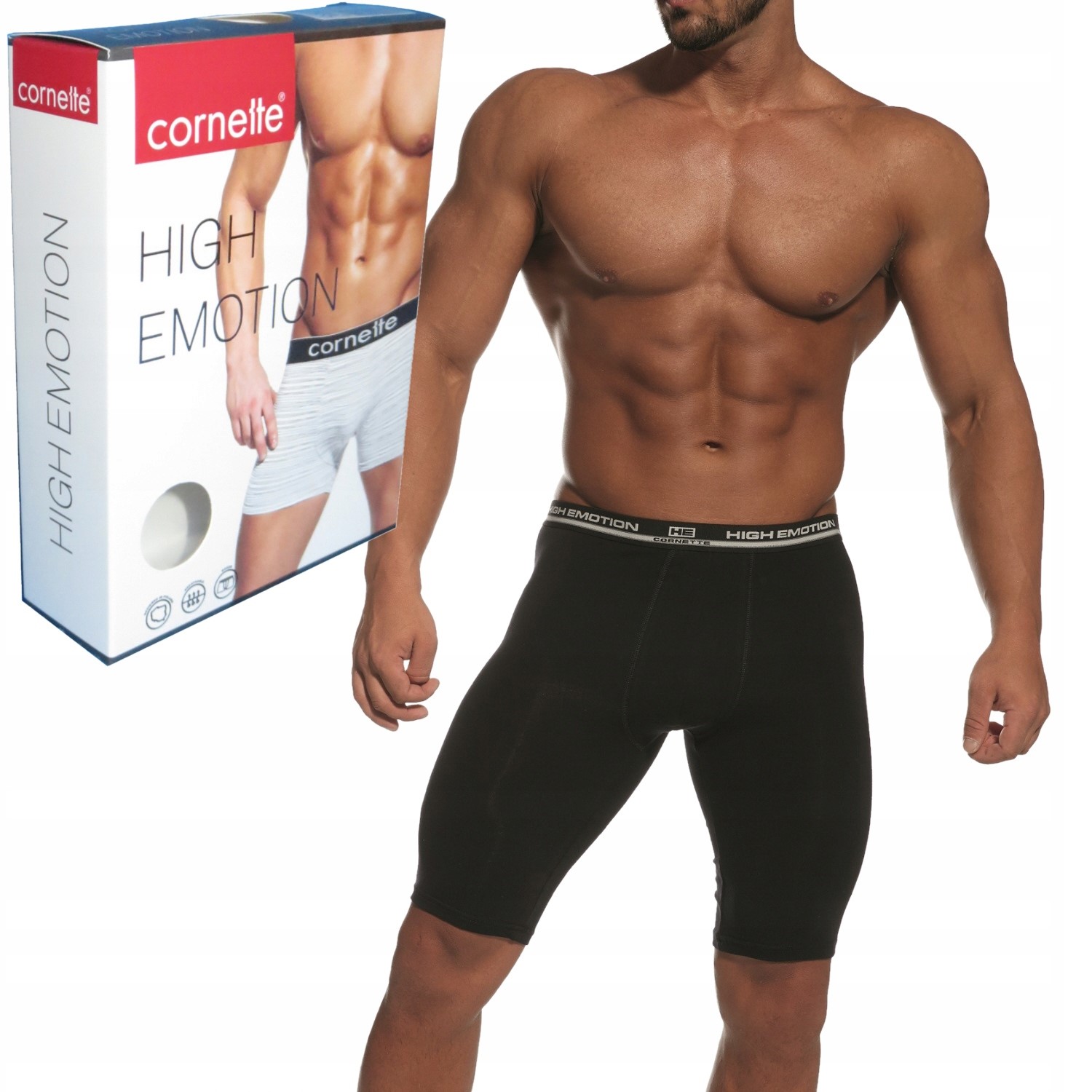 

Cornette szorty High Emotion Long czarne XXL