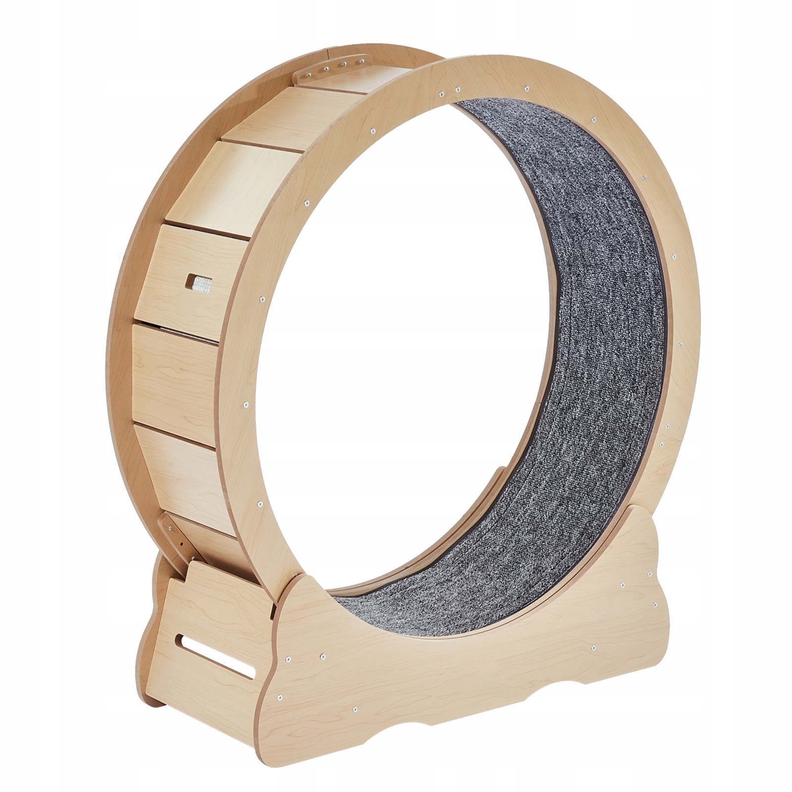 Běžecký pás Pro Kočky 91 cm Odolný dřevěný s škrabadlem, Všestranný běžecký trenažér