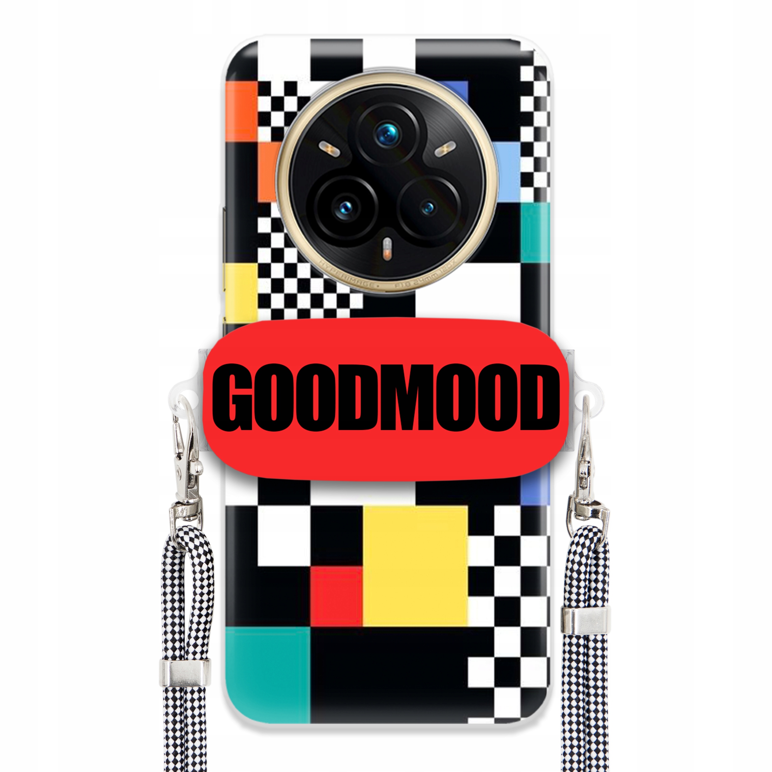 Pouzdro Pro Realme 14 Pro Plus 5G Case Držák Na Vodítko Zebra Telefonu Pixelart Wz