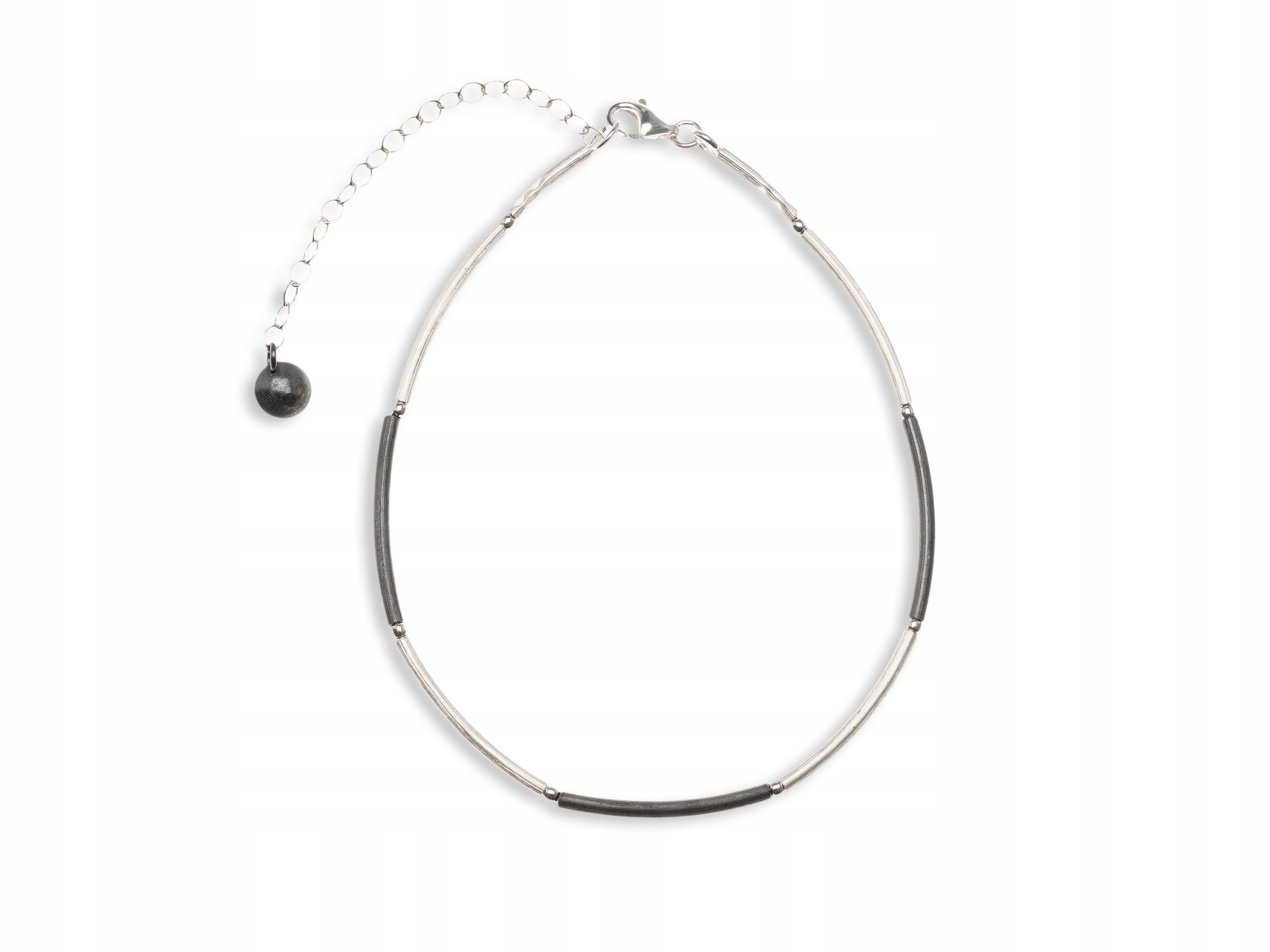 

Bransoletka dwa kolory - srebro 925