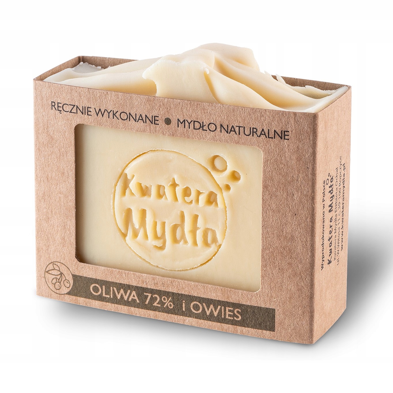 

Mydło Naturalne oliwkowe owsiane 100% natury 130 g