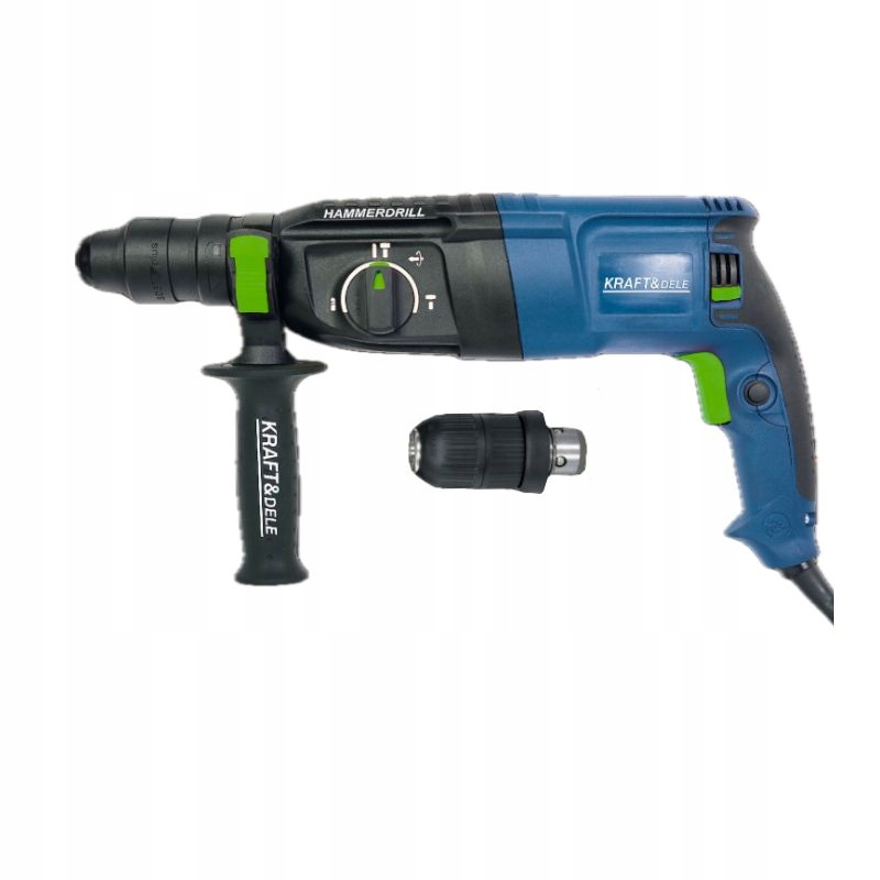Vrtací Kladivo 2650W Držák Sds+ Rychlost výměny 0-1300 ot/min Kraft&Dele