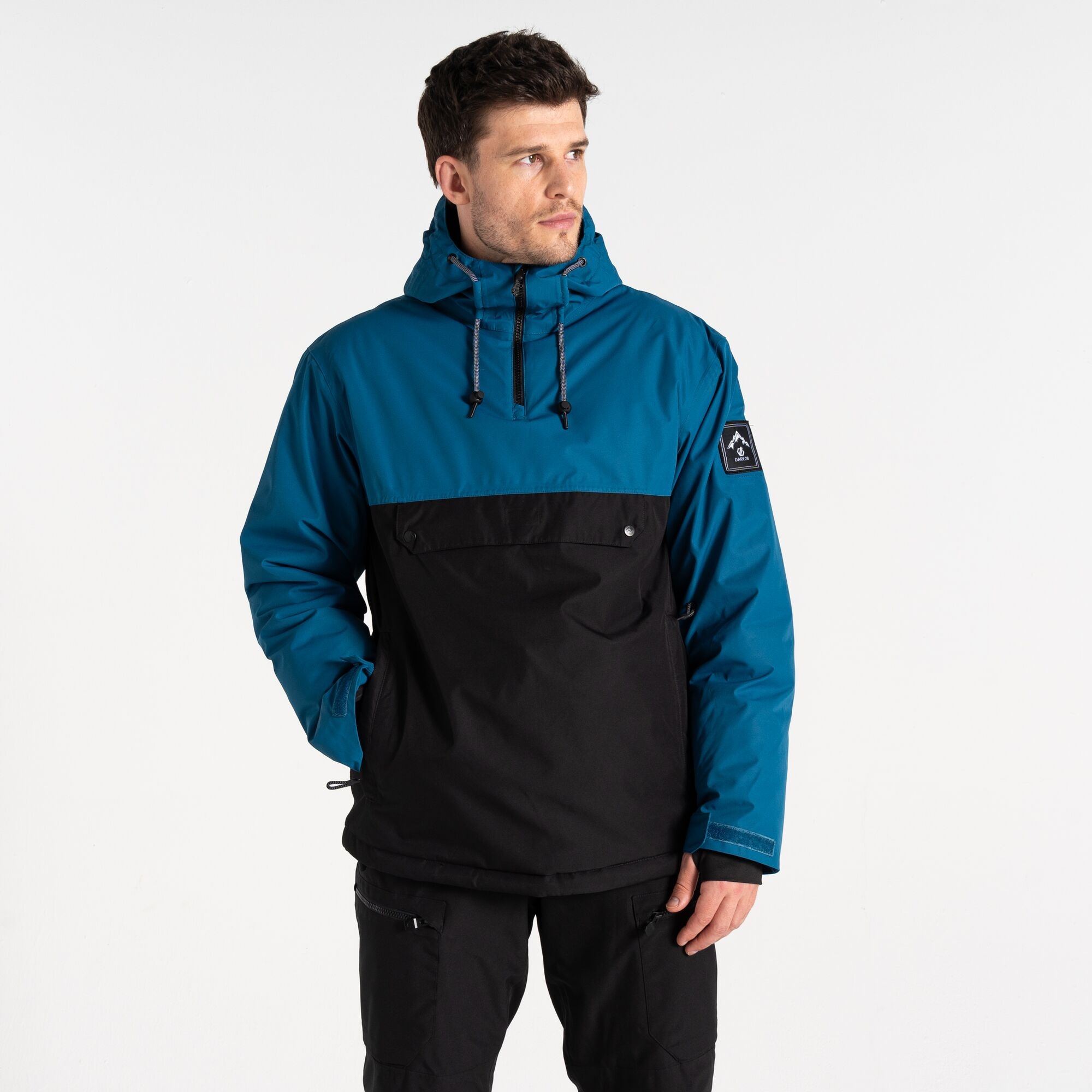 Dare 2b męska kurtka narciarska Freeride Overhead czarna zimowa anorak XXL