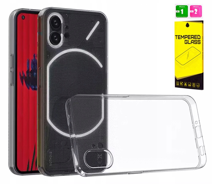 

Etui Silikon Do Nothing Phone 1 Szkło 9H