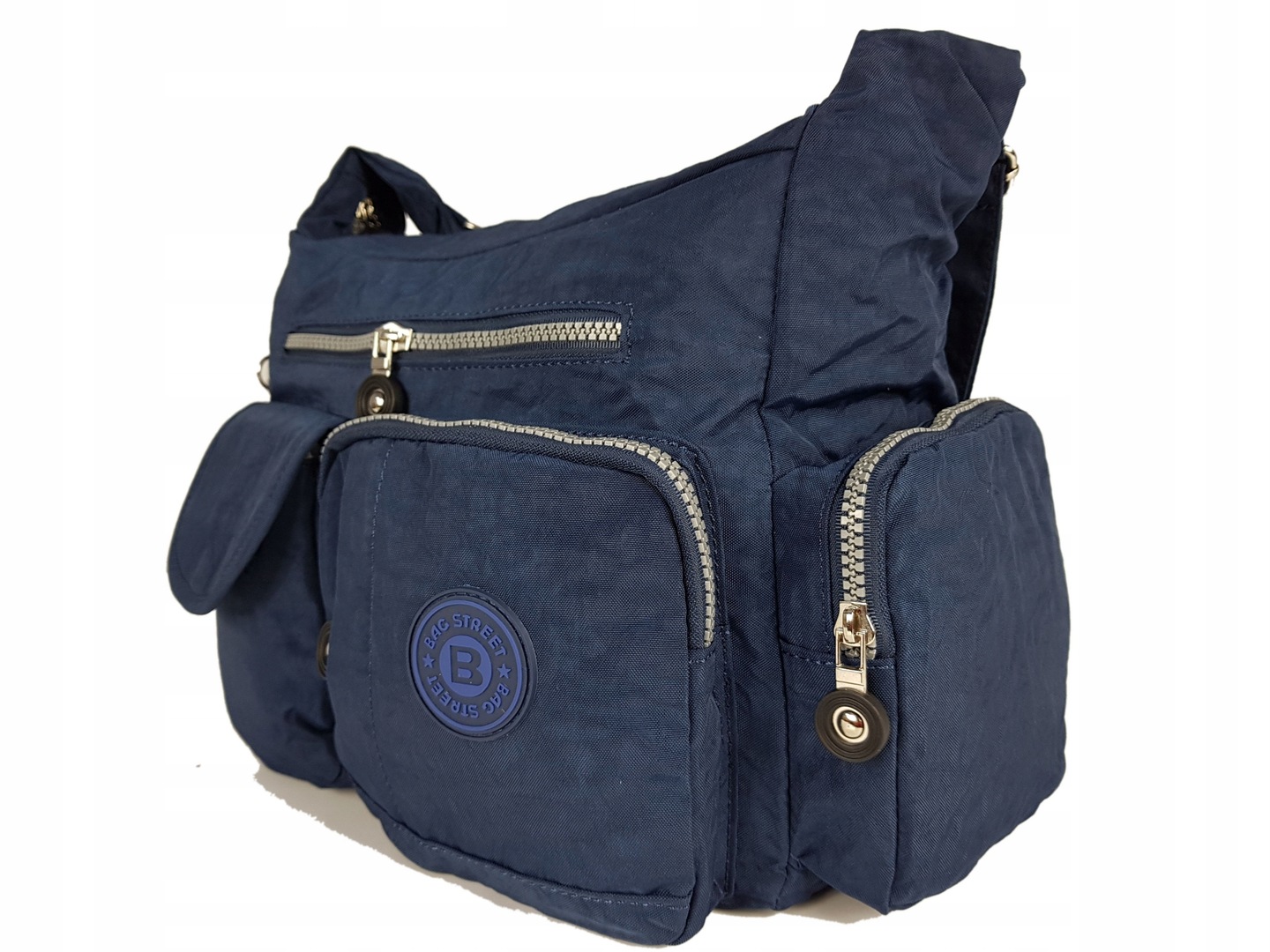 TOREBKA LISTONOSZKA POJEMNA BAG STREET GRANATOWA Model 2219