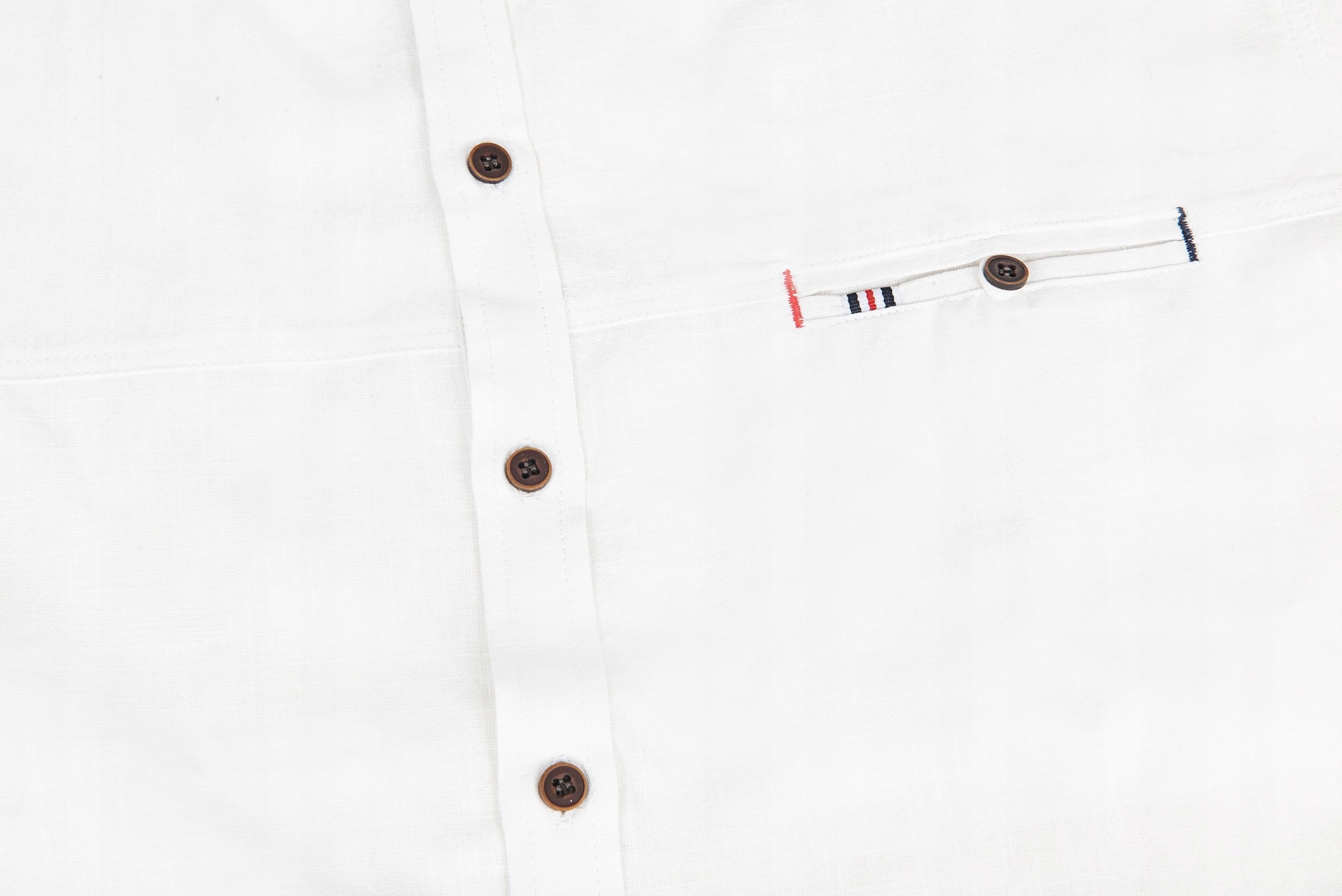 LNIANA KOSZULA MĘSKA BIAŁA STÓJKA BAWEŁNA ROZ.M 39/40 Marka Formax