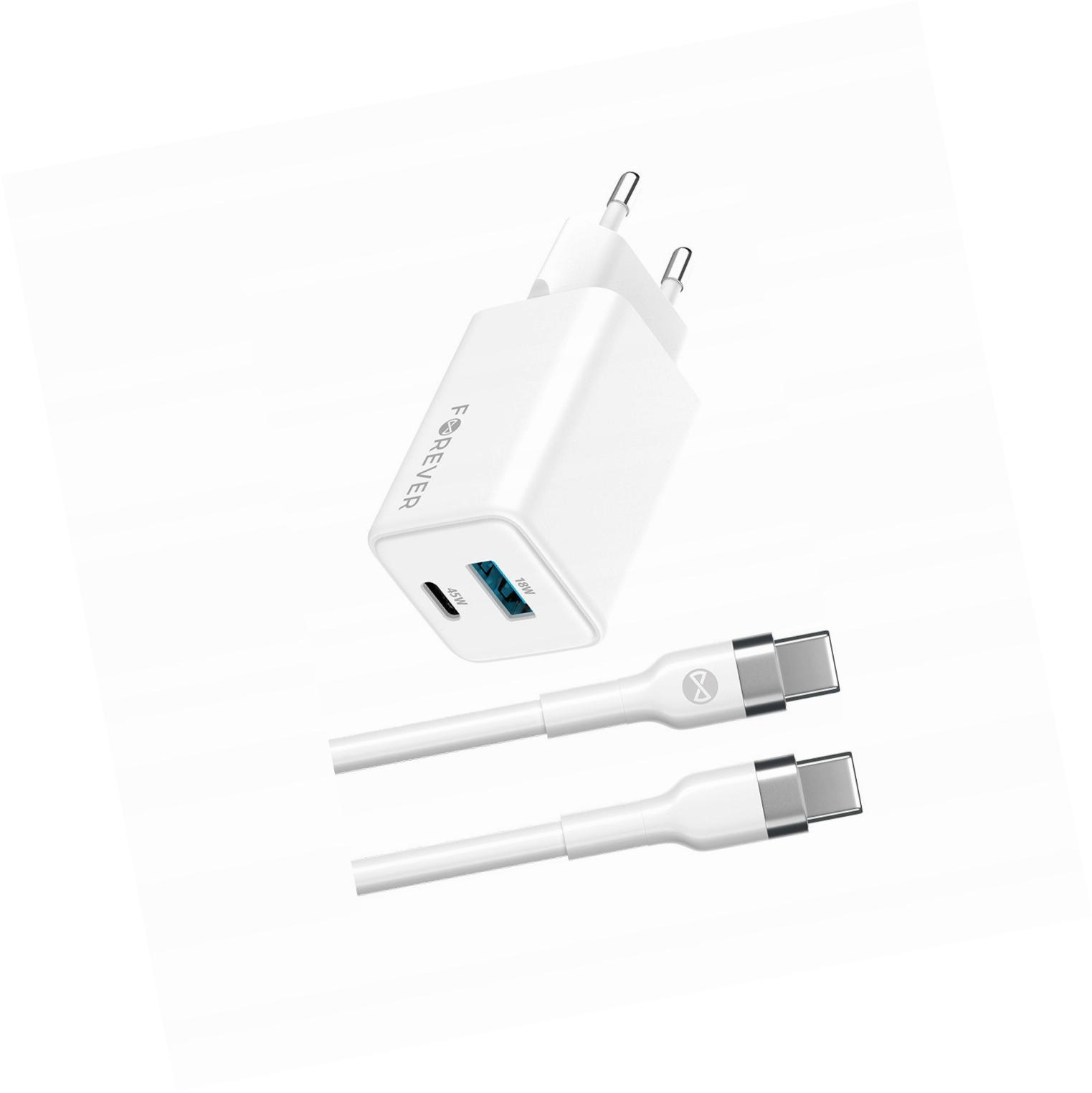 Szybka ładowarka GaN 45W Usb-c z kablem do Xiaomi Redmi Note 10 5G