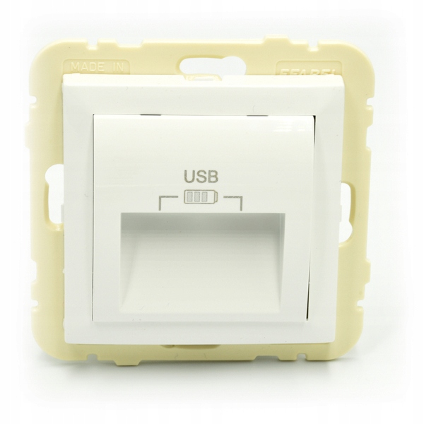 Efapel Logus 90 Zásuvka Usb 2,4A Bílá 90384KWBR