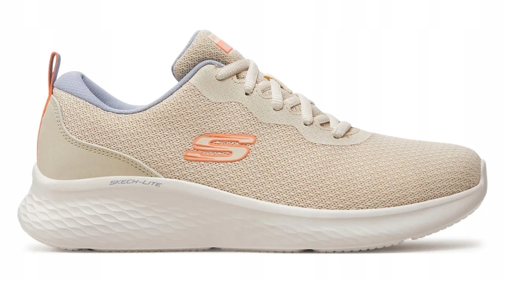 Béžové Dámské Běžecké Sportovní Boty S Teniskami, Síťkou Skechers 39,5