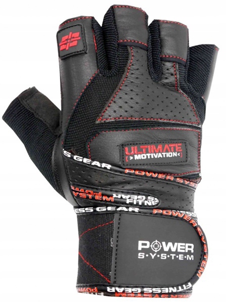 POWER-SYSTEM RĘKAWICZKI ULTIMATE-RED-L