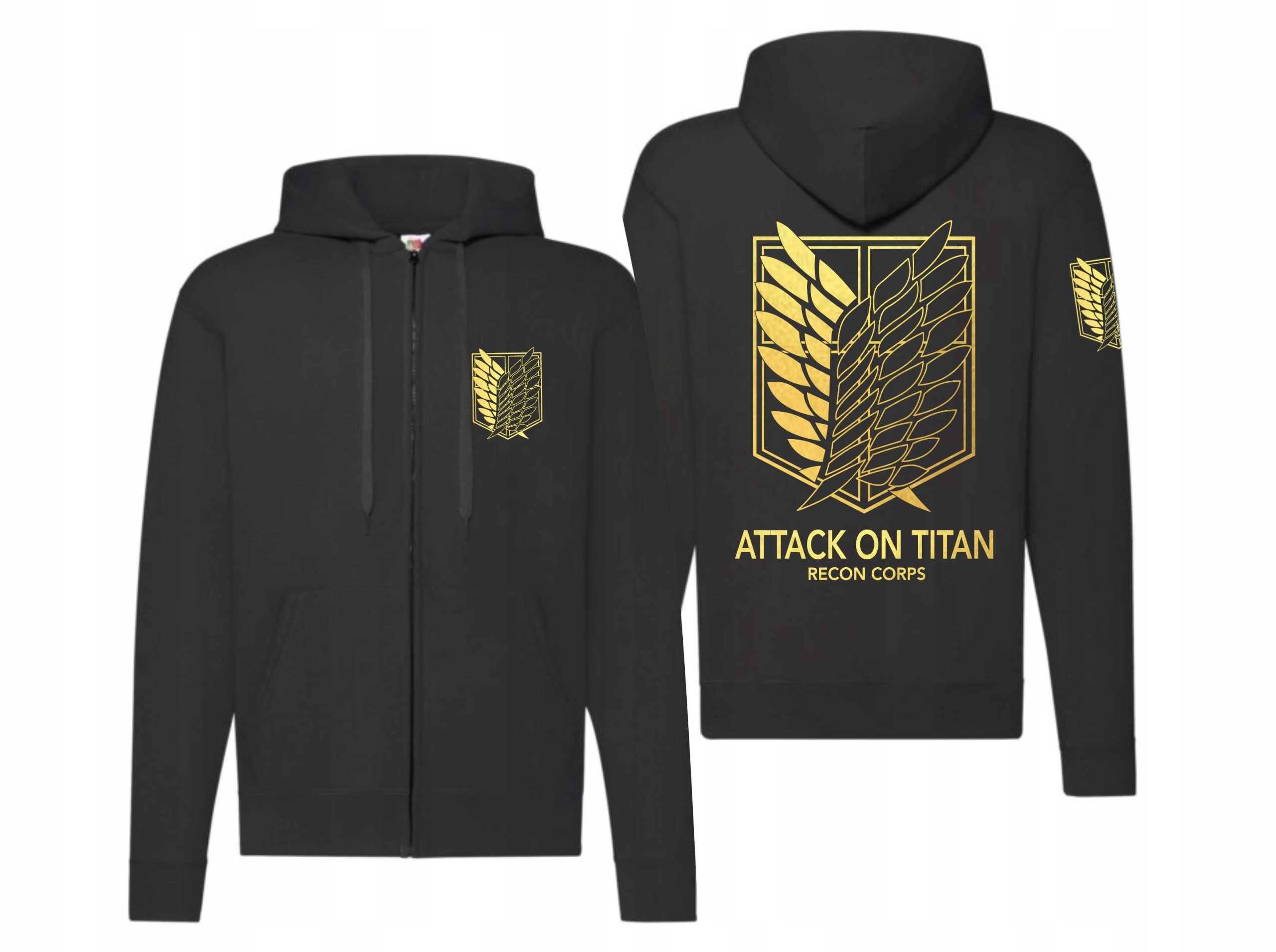 

Attack On Titan Bluza Z Kapturem Zamek AT04 roz S