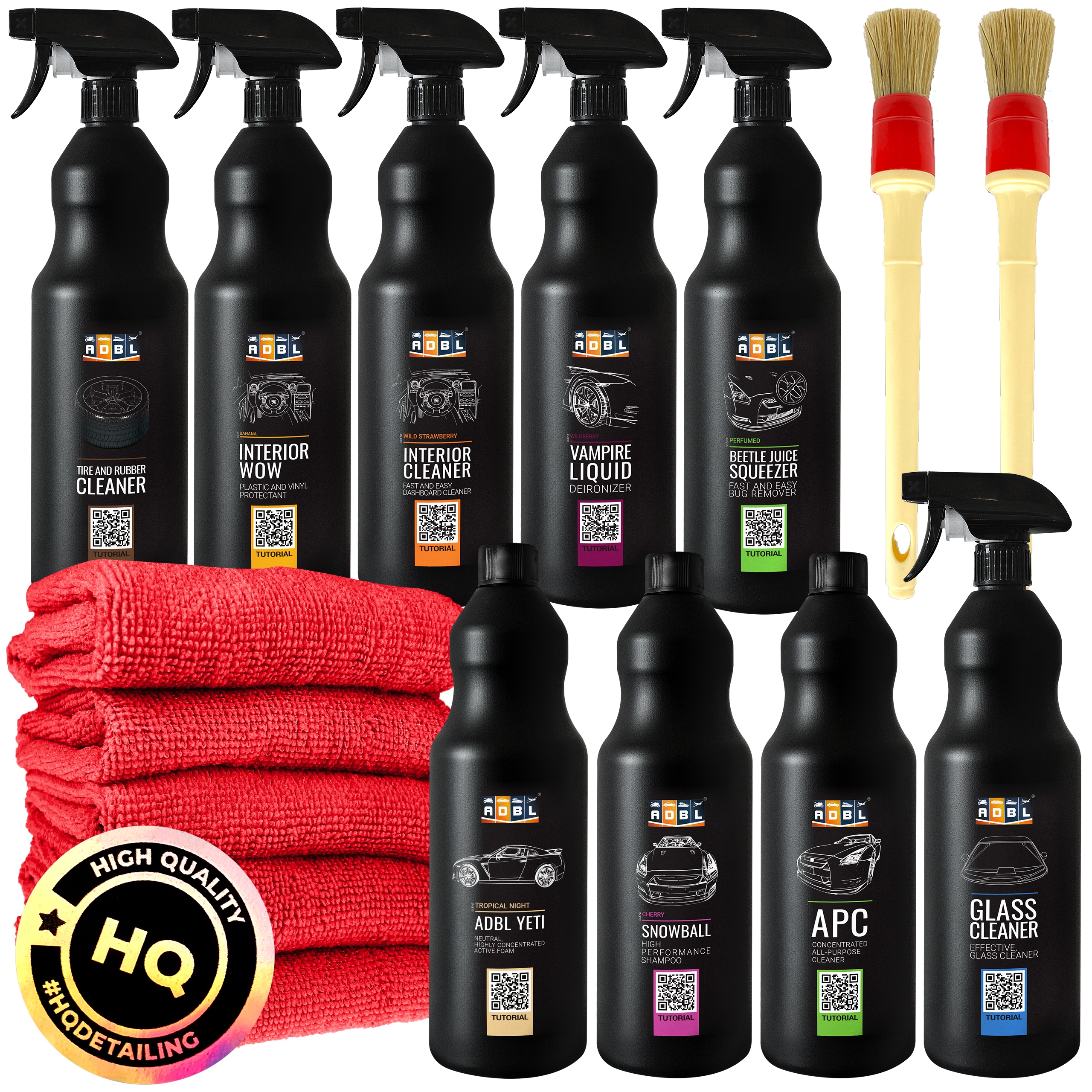 ZESTAW ADBL Profesjonalne Kosmetyki Samochodowe 1L