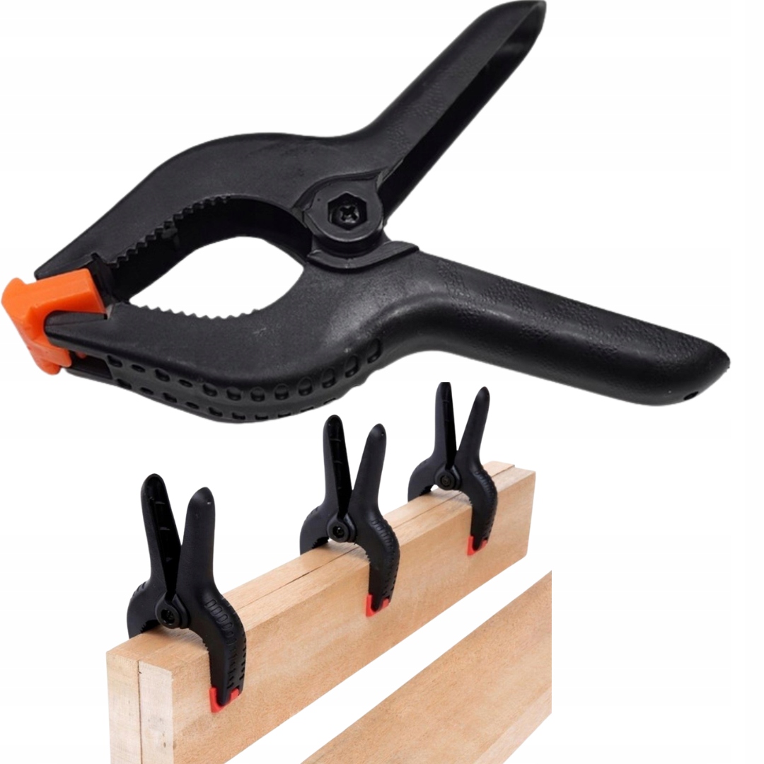 

Ścisk Stolarski Modelarski Sprężynowy Zacisk 16cm
