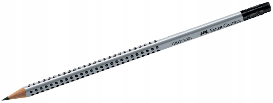 Ołówek z gumką Faber Castell Grip 2001 HB x 5 Kod producenta 117200 FC
