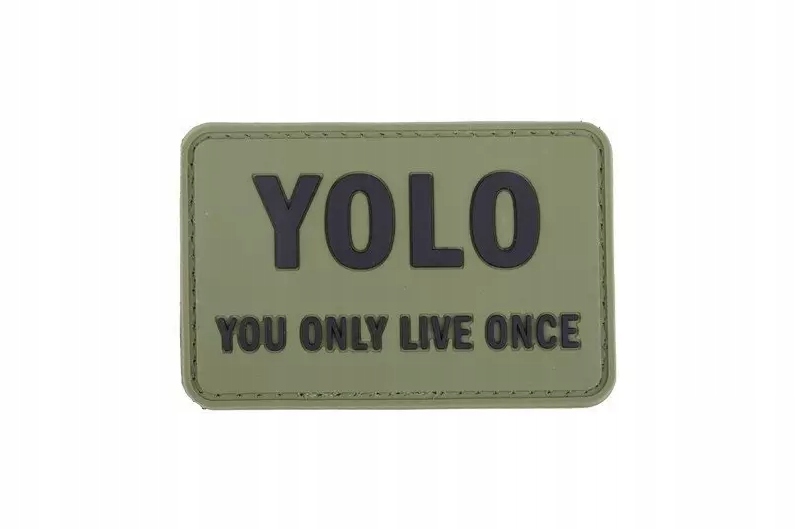 Naszywka Velcro Pvc Patch Yolo