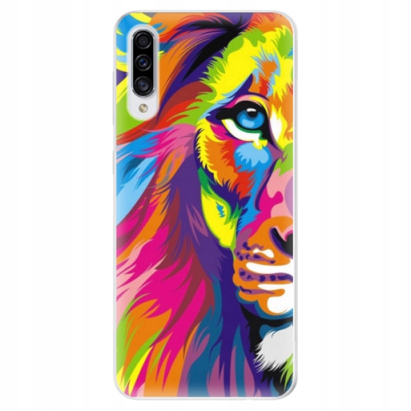 Silikonowe etui iSaprio Rainbow Lion do Samsung Galaxy A30s