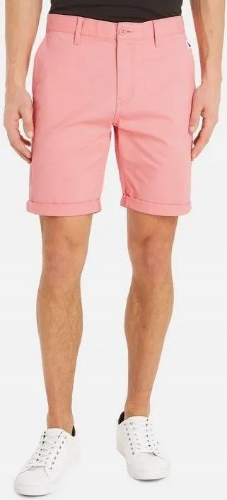 Kraťasy látkové kraťasy Tommy Hilfiger 30 Růžové