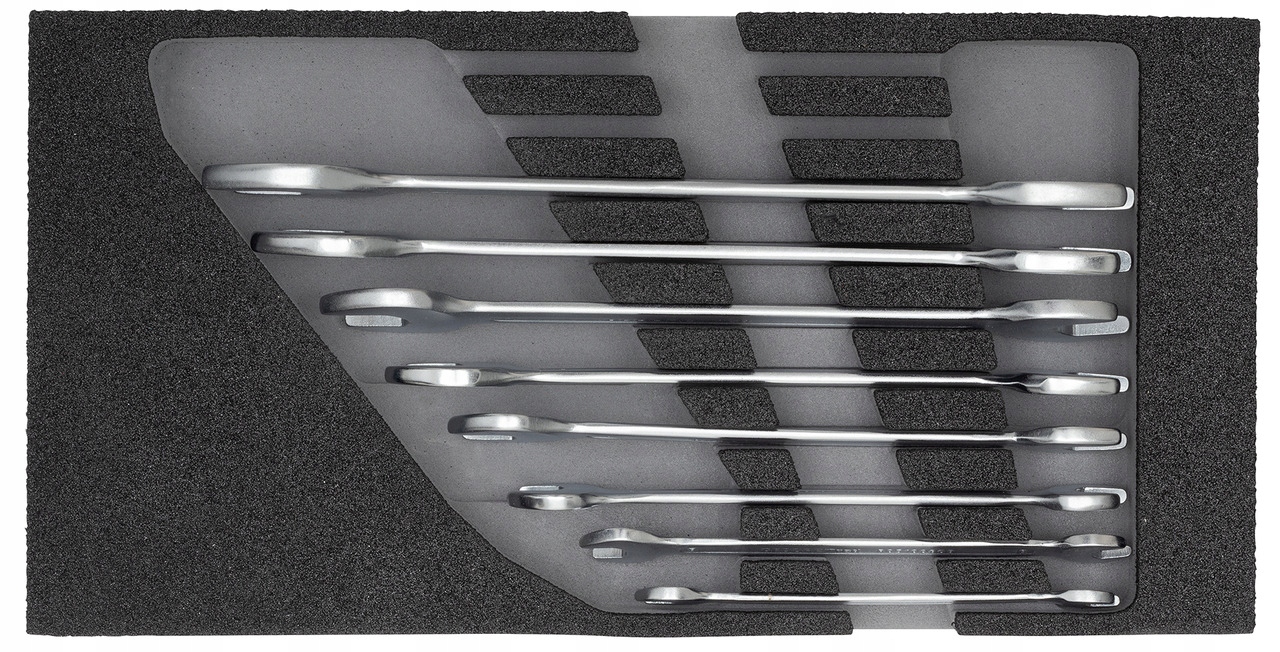 Ploché oboustranné klíče 6-22 mm 2/6 modulu Ct 8ks Gedore