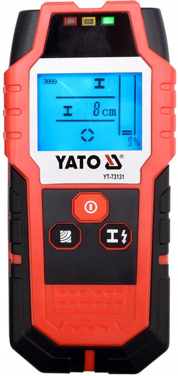 WYKRYWACZ DETEKTOR PROFILI KABLI PRZEWODÓW METALI Zasilanie baterie