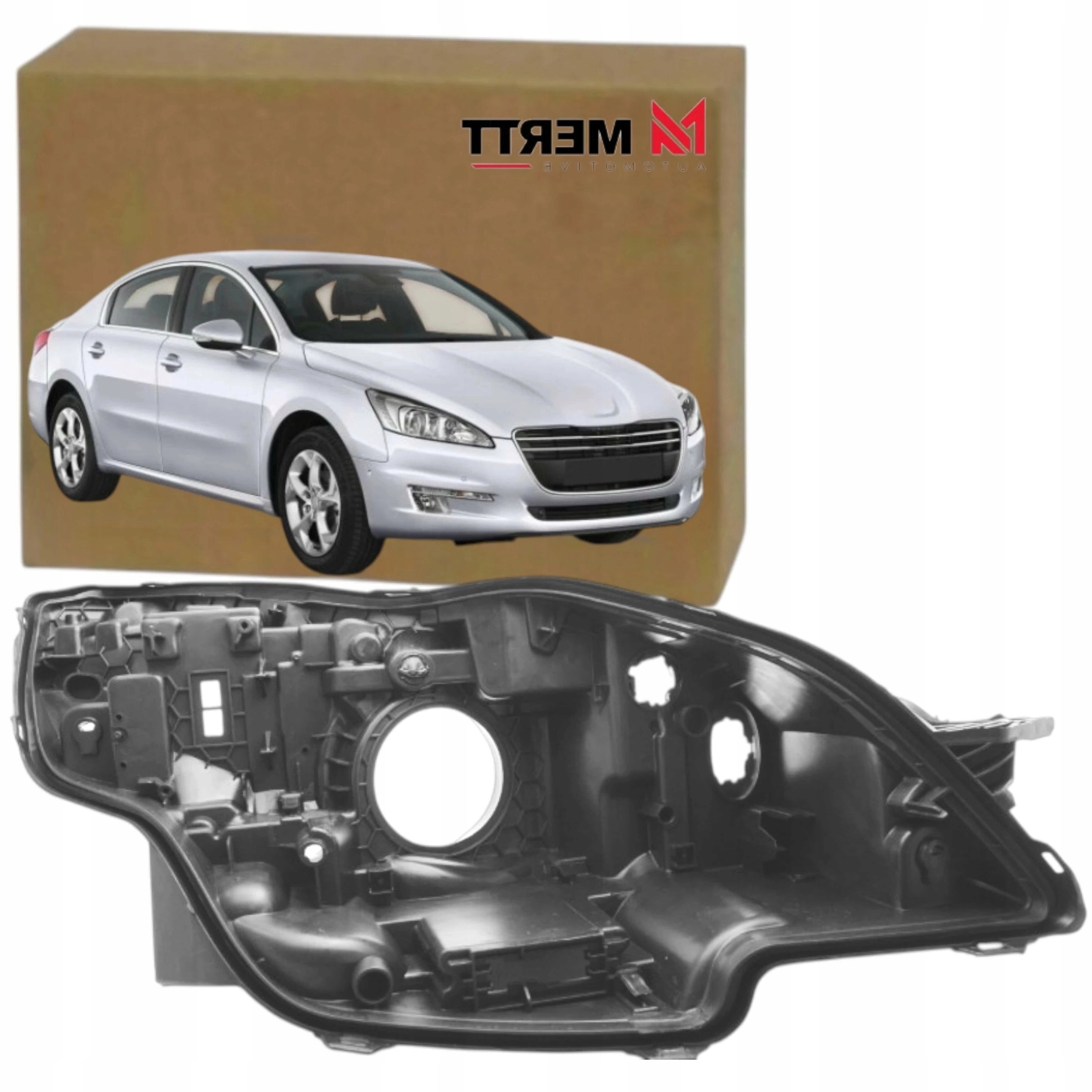 Kryt Lampy světlometu Pravá plechovka Peugeot 508 2011-2015