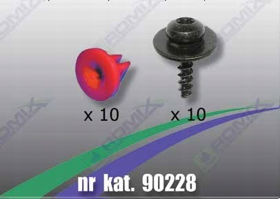 Zestaw mocowań osłon pod silnik FORD FOCUS II MK2 Typ samochodu Samochody osobowe