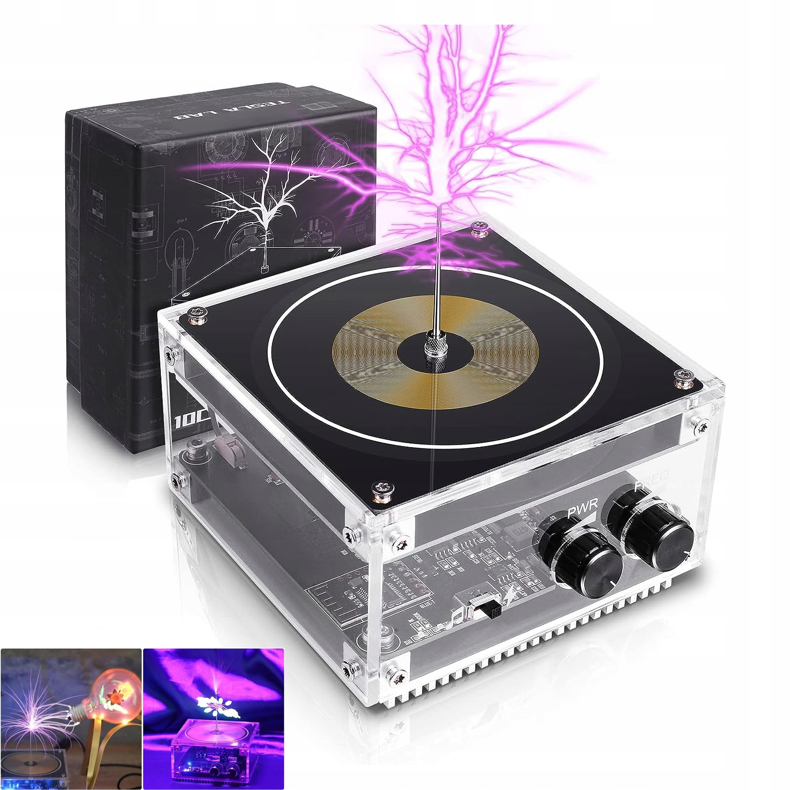 Bluetooth Hudba Cívka Tesla Hudba Cívka Palm Lightnings