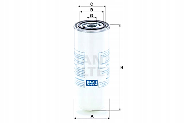 FILTR OLEJU AGRO MANN-FILTER Marka Mann-Filter