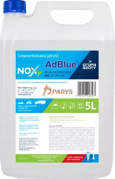 

Adblue Noxy Płyn Katalityczny Dpf Ad Blue 5L