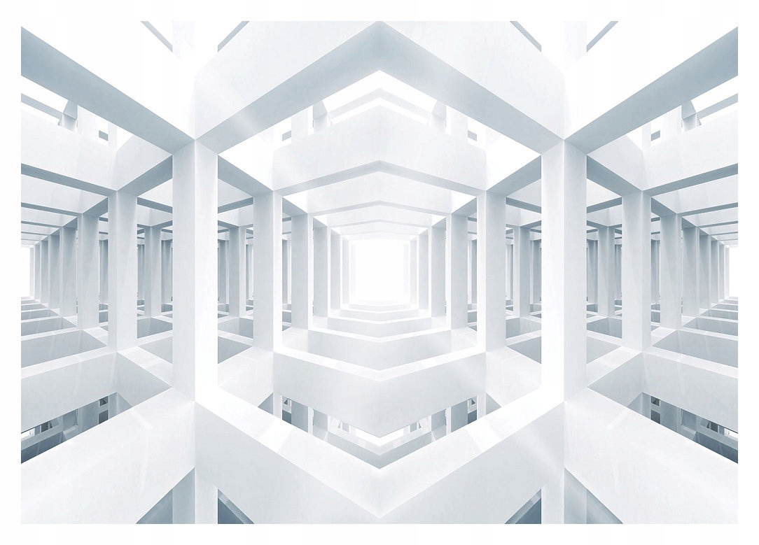 Fototapeta Bílé trámy Geometrie Rám styl minimalismus loft 300x210 lepidlo