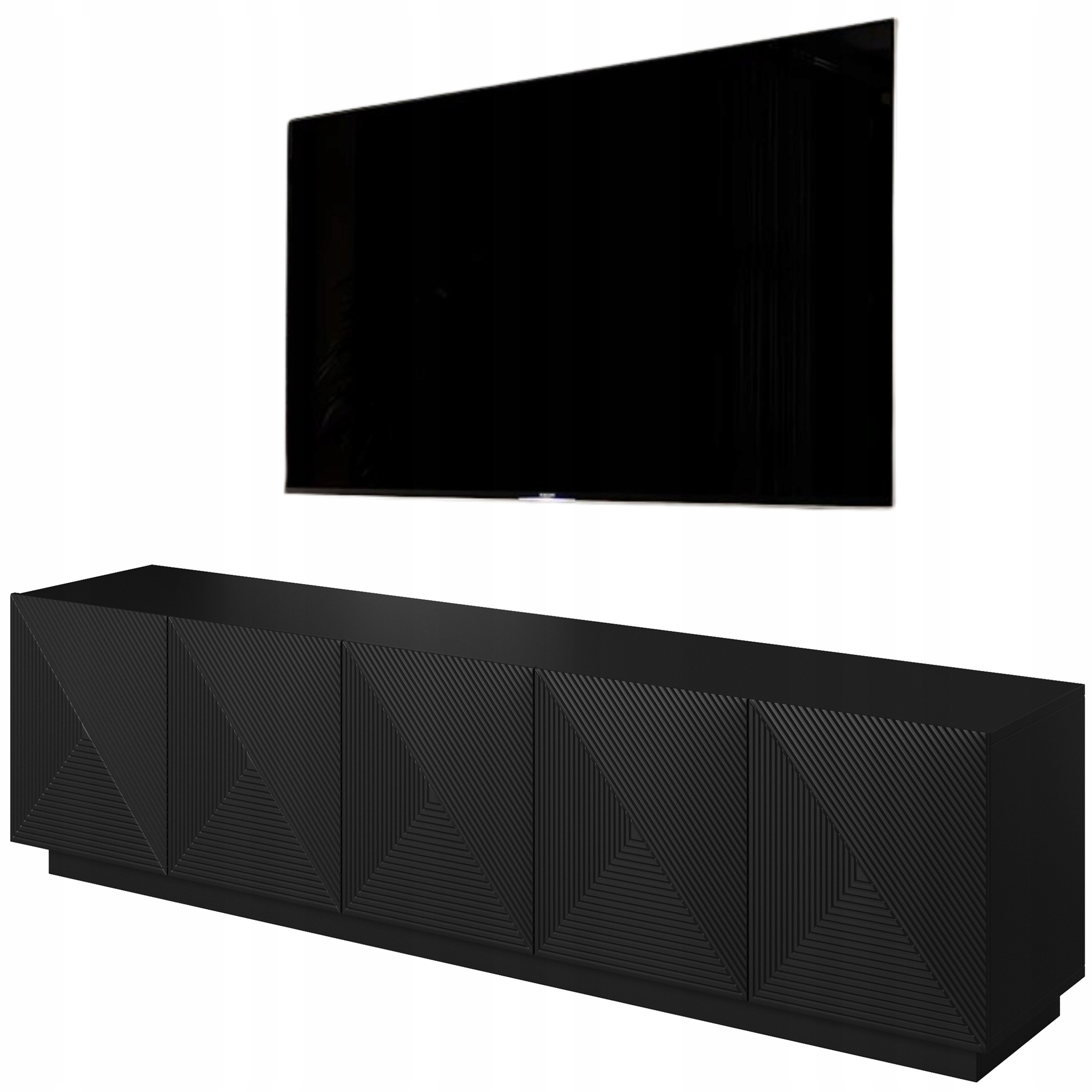 

Duża Szafka Rtv Loft Stolik pod Tv 200 cm mat