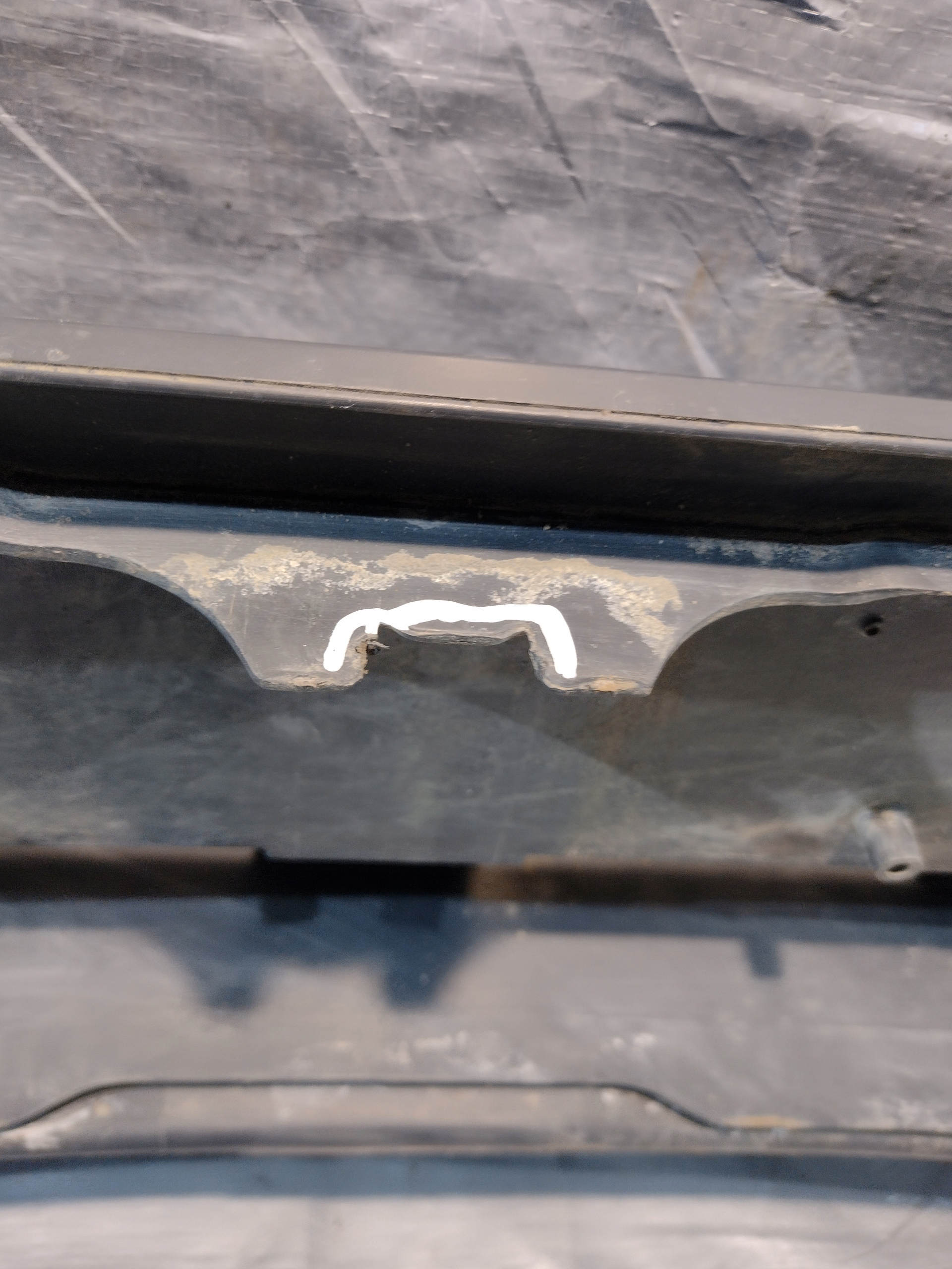 bumper rear Toyota Yaris and