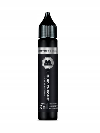 Liquid Chrome chromový inkoust 30ml Molotow
