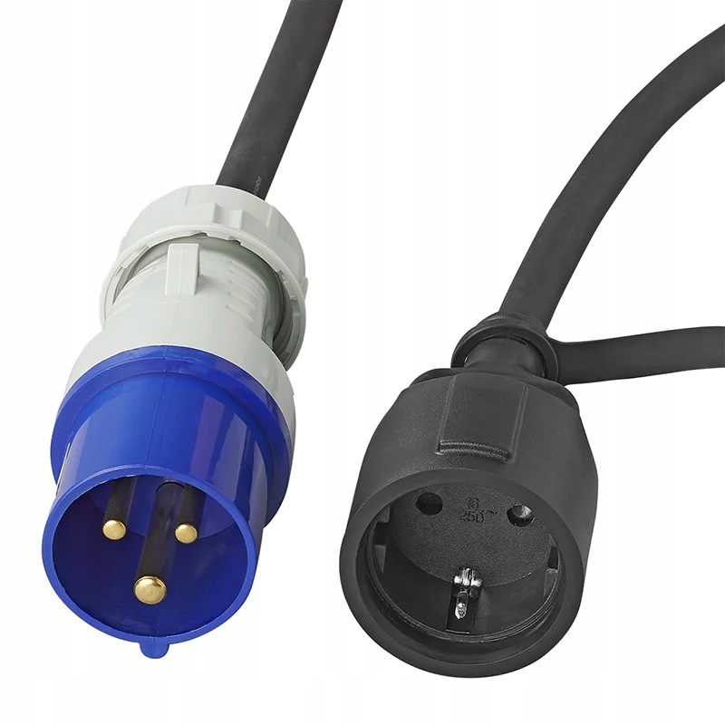 ADAPTER PRZEJSCIÓWKA CEE GNIAZDO WTYCZKA 230V 40cm do KAMPERA kabel Marka Proplus