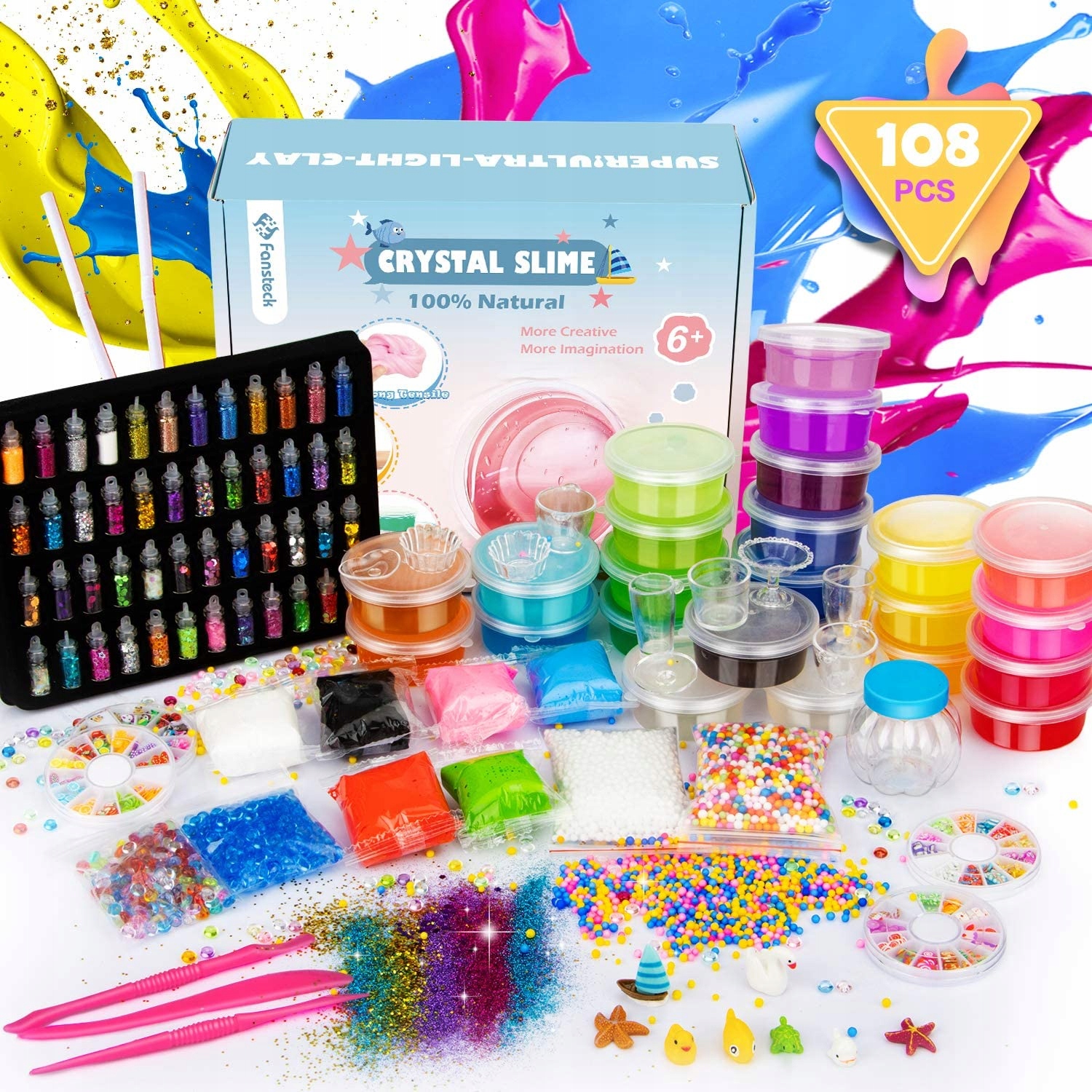 

Zestaw Diy Slime Set Do Robienia Szlamu 6+