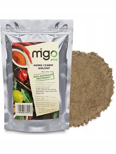 8x MIGOgroup, Pepř černý mletý (100 g) – MIGOgroup