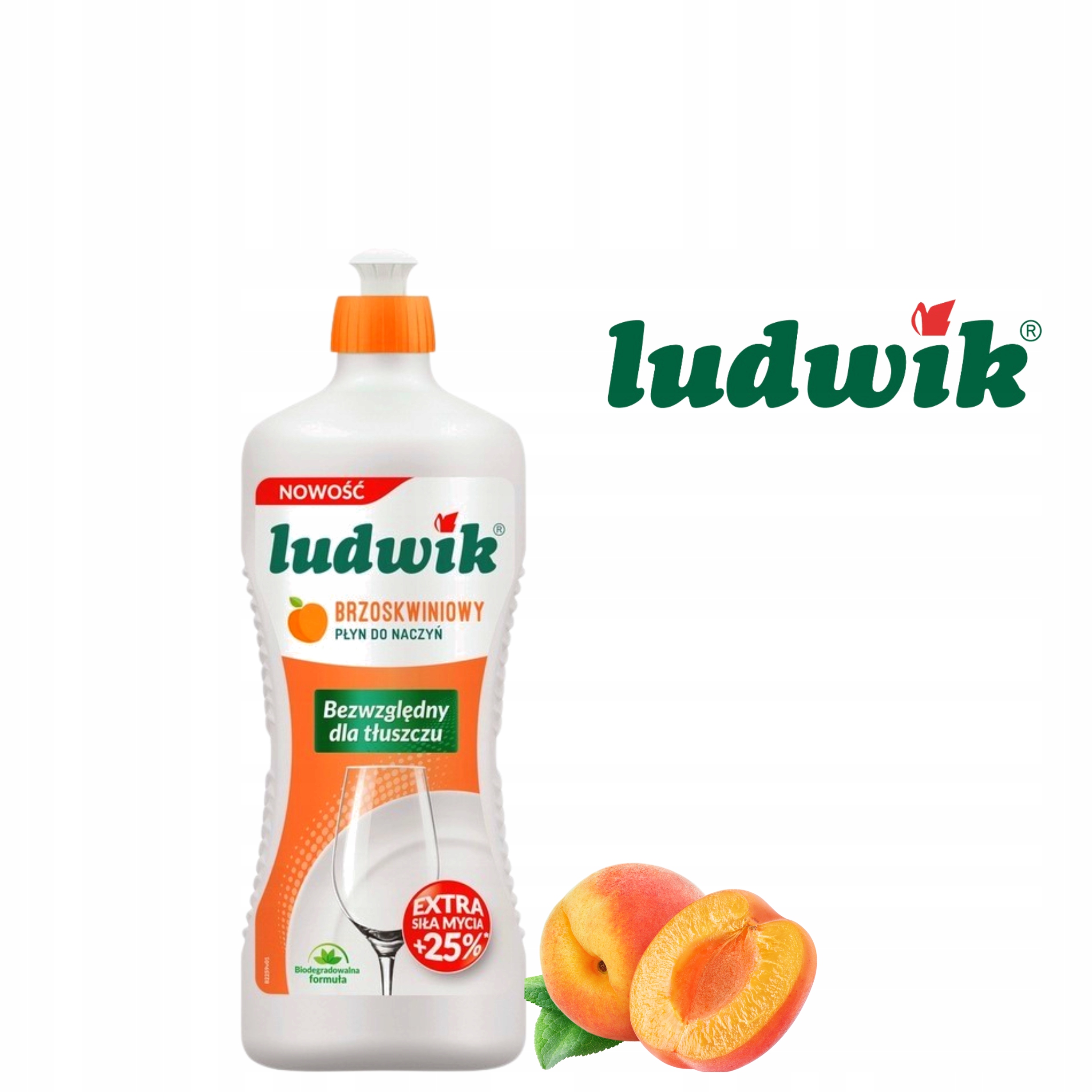 

Ludwik Płyn do Naczyń brzoskwiniowy 900G