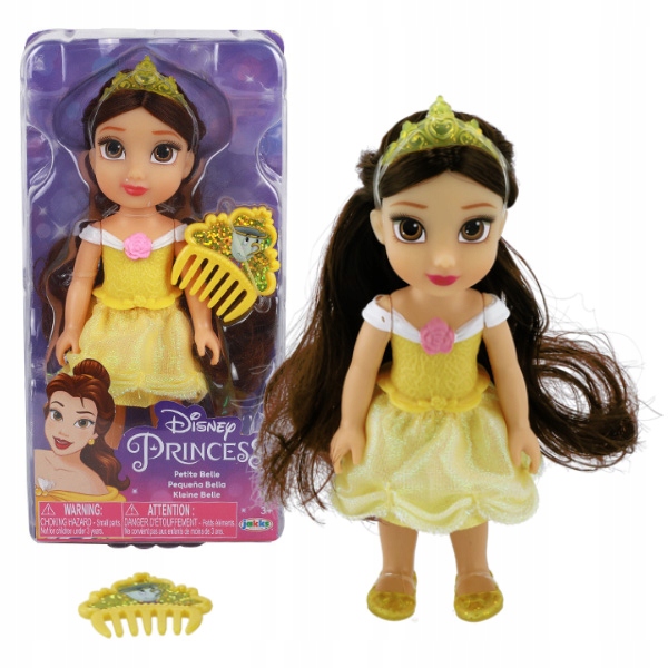 DISNEY PRINCESS BELLA MINI BÁBIKA PETITE PRINCEZNÁ KRÁSA A ZVIERA 16 CM