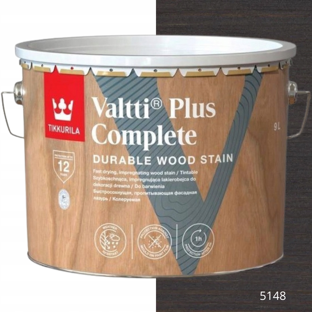 Tikkurila Lakovací Hmota Valtti Plus Complete 9L Barva 5148