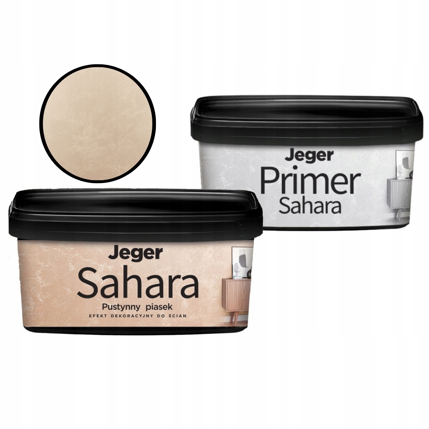 Sada nástěnných efektů Pouštní písek Sahara Mario 1L Primer Sahara 1L