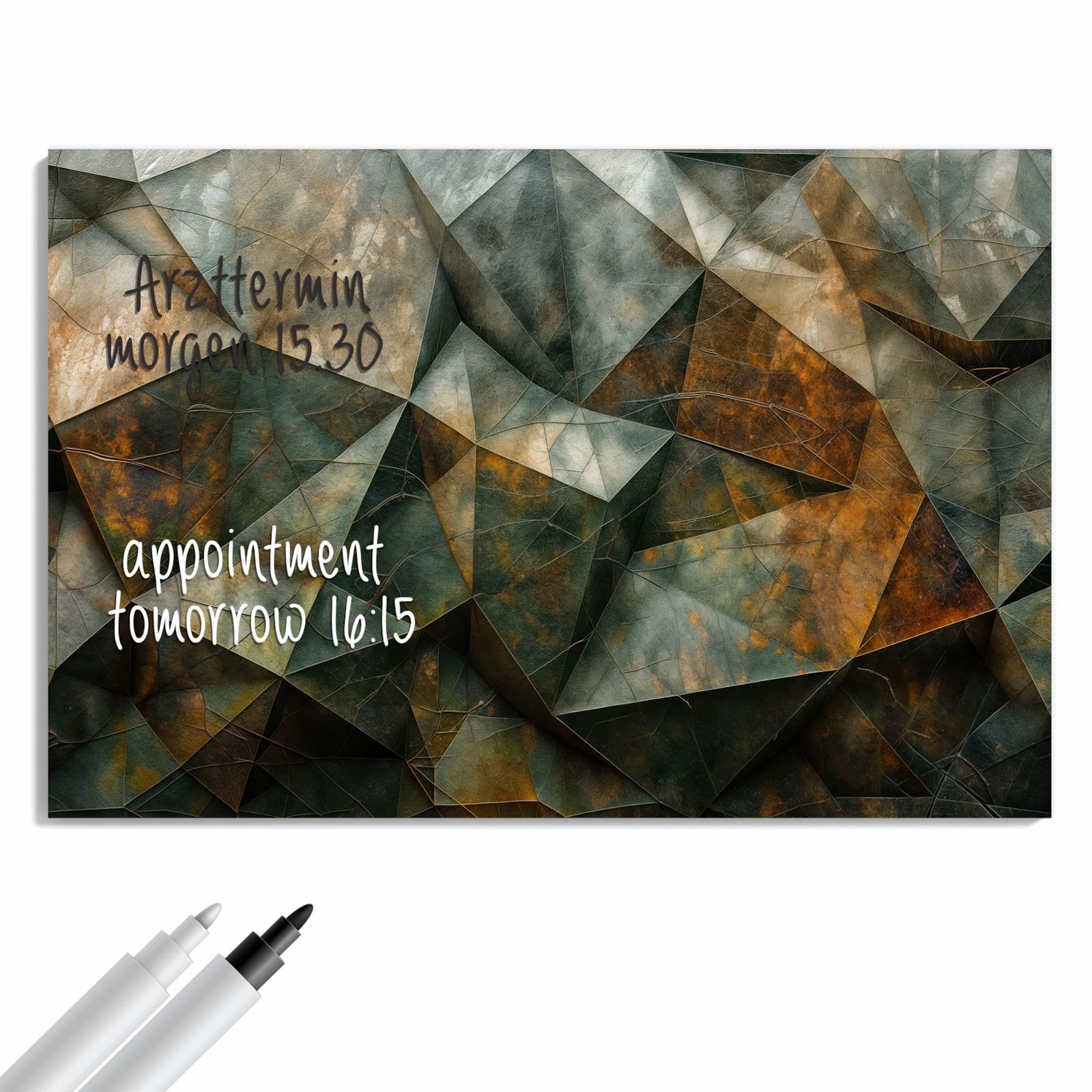 Magnetická tabule Geometrické Abstrakce 60 × 40 cm