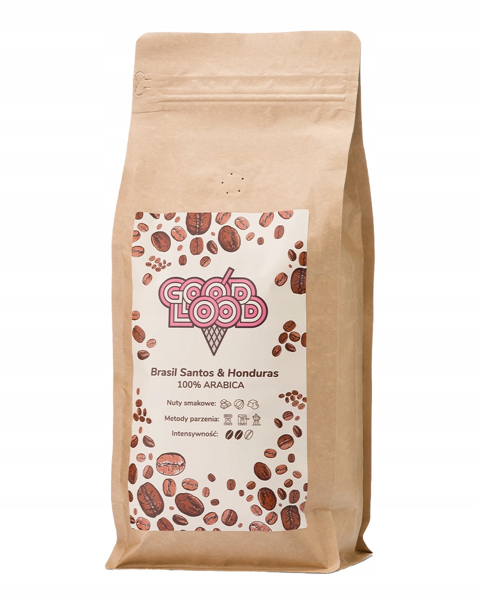 Kawa ziarnista 100% Arabica 1000g od Good Lood – wypalana rzemieślniczo