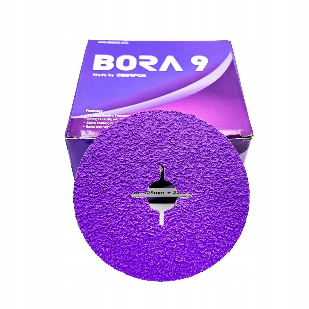 Papier Ścierny Fibra Dysk fibrowy Bora 9 Deerfos 125mm P60 Oryginał 1 szt