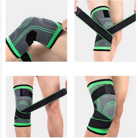 ELASTYCZNY STABILIZATOR NA KOLANO ORTEZA OPASKA Kolor dominujący wielokolorowy