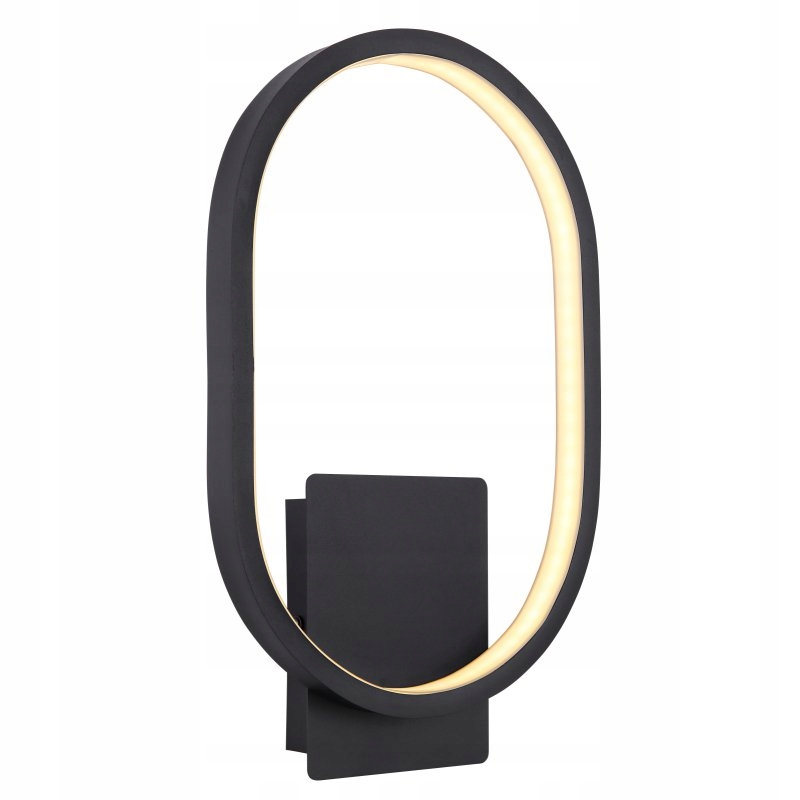 Led venkovní nástěnné svítidlo Naggy 11W 3000K černý mat Globo