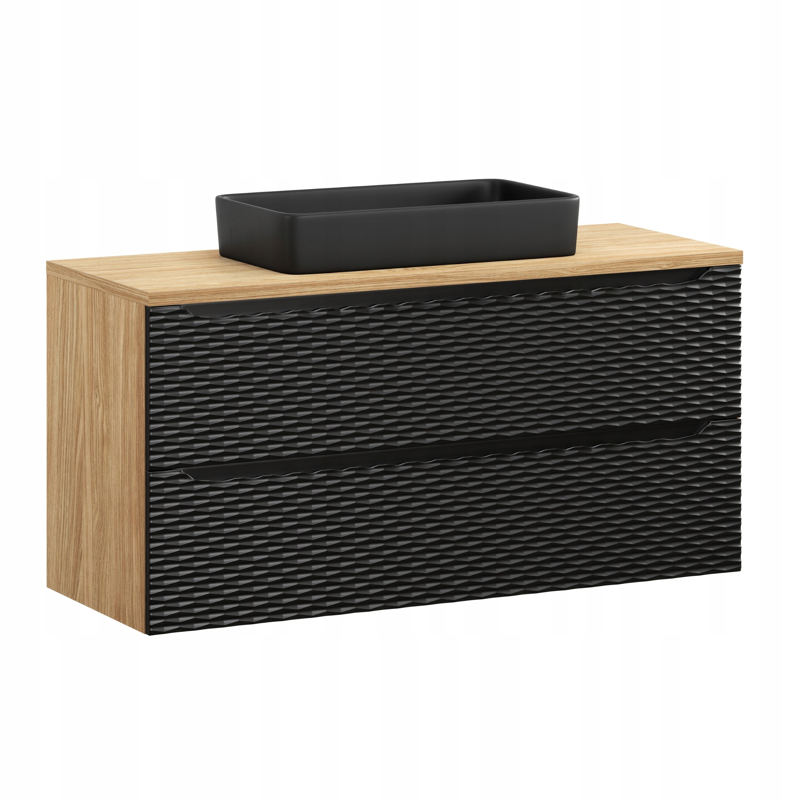 Nábytková sada 120 cm s deskou a umyvadlem na desku Slim